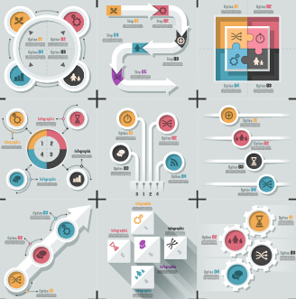 Business Infographic creative design 1974