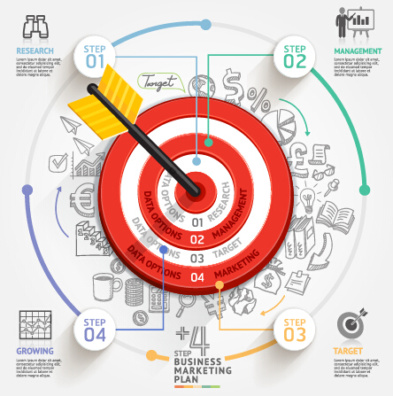 Business Infographic creative design 1981