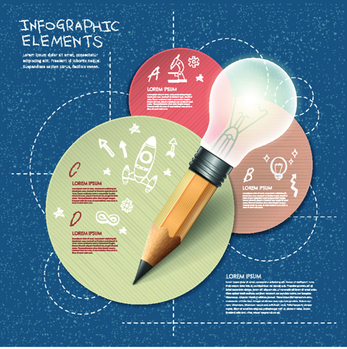 Business Infographic creative design 1986