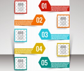 Business brochure vector cover design 01