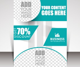 Business brochure vector cover design 02