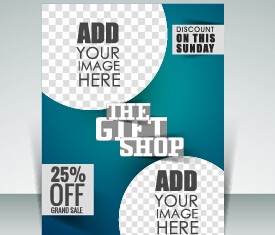 Business brochure vector cover design 06