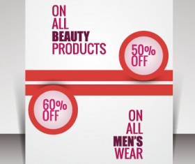 Business brochure vector cover design 07