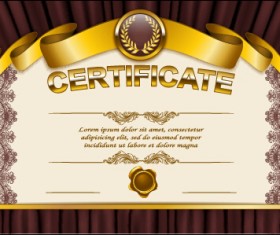 Vector certificate template exquisite vector 10