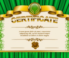 Vector certificate template exquisite vector 03