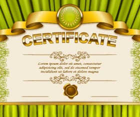 Vector certificate template exquisite vector 05