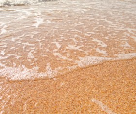 Clear waters and beach background vector