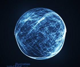 Concept sphere creative vector illustration