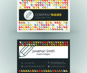 Creative cards business media vector set 05
