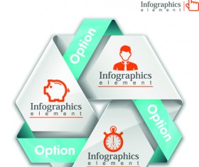 Creative paper infographics vector art 01