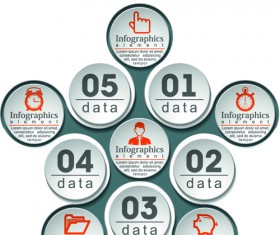 Creative paper infographics vector art 02