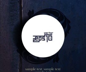 Dark black background vector material