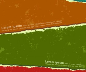 Distressed torn papers vector background vector 03