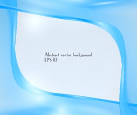 Dynamic transparent blue ribbon vector background 04