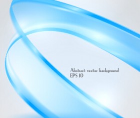 Dynamic transparent blue ribbon vector background 05