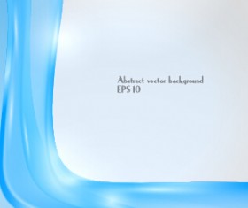 Dynamic transparent blue ribbon vector background 06