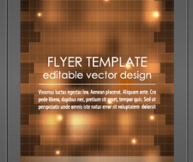 Exquisite magazine cover design vector set 04