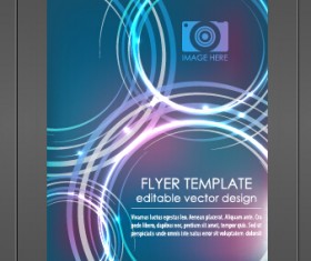 Exquisite magazine cover design vector set 05