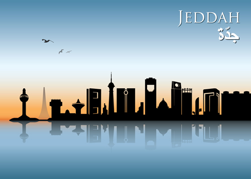 Famous cities silhouette creative vector 01