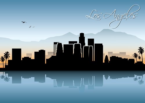 Famous cities silhouette creative vector 06