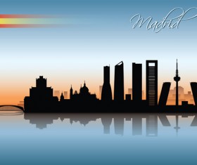 Famous cities silhouette creative vector 07