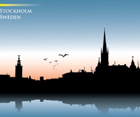 Famous cities silhouette creative vector 09