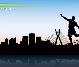 Famous cities silhouette creative vector 10