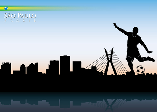 Famous cities silhouette creative vector 10