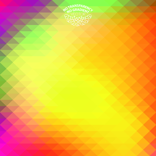 Geometric shapes colored blurred background vector 02