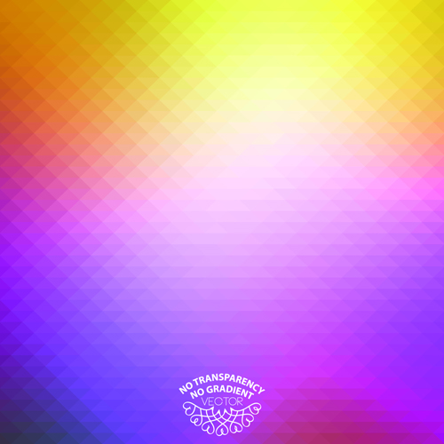 Geometric shapes colored blurred background vector 05