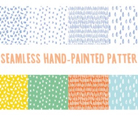 Hand drawing cute vector seamless pattern vector