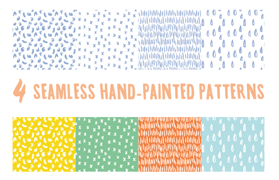 Hand drawing cute vector seamless pattern vector