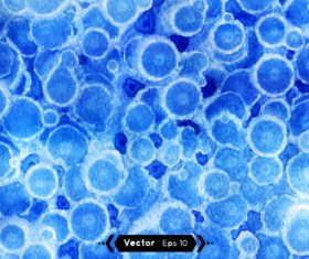 Hand drawn blue watercolor background vector 02