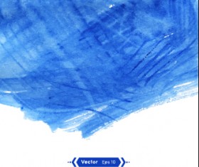 Hand drawn blue watercolor background vector 04