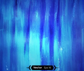 Hand drawn blue watercolor background vector 05