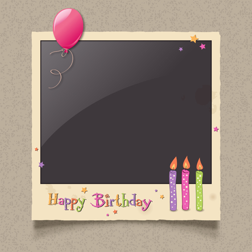 birthday photo frames for photoshop free download