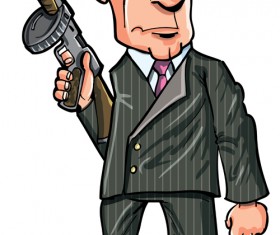 Heroes cartoon characters funny vector 02