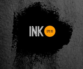 Ink grunge background art vector 02