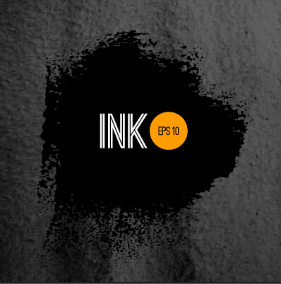 Ink grunge background art vector 02
