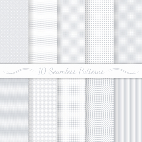 Light colored seamless pattern creative graphics vector 04