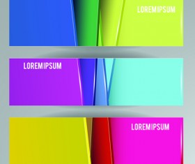 Modern business banner vector material 01