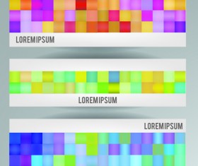 Modern business banner vector material 02