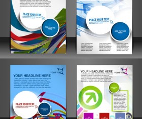 Modern templates flyer cover vector 03