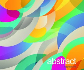 Multicolor elements abstract vector background