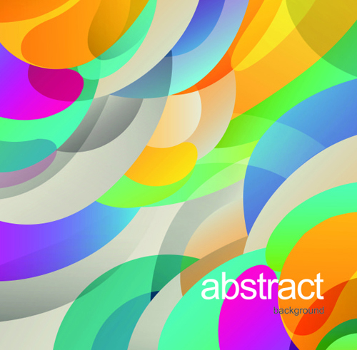 Multicolor elements abstract vector background
