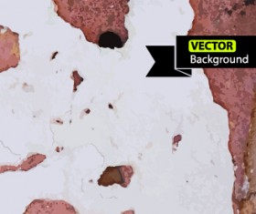 Old wall grunge background vector set 10