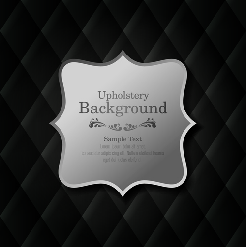 Ornate upholstery backgrounds design vector 03