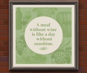 Painting frames on the wall vector 02