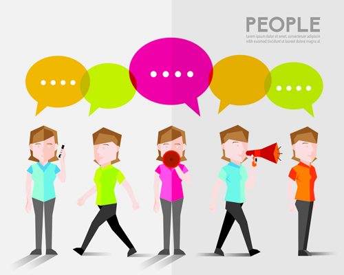 People and social vector design 10