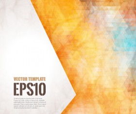 Polygons blurred background vector material 03